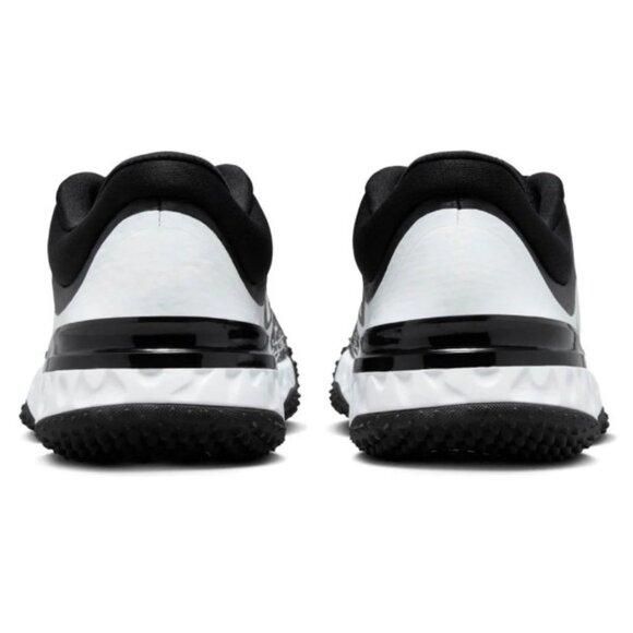 New! Size: 5.5 Women Nike Alpha Huarache Elite 4 TF Black/Iron Grey/White - Picture 4 of 6